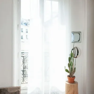 Rideaux et voilages - BRISE Voilage 140x280 cm IVOIRE - EN FIL D'INDIENNE...