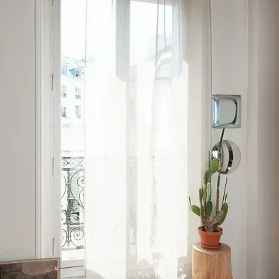 Curtains and window coverings - Brise Voil 140X280 Cm Naturel - EN FIL D'INDIENNE...