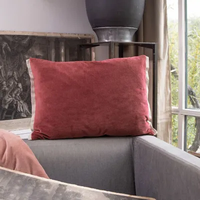 Coussins textile - MEDICIS coussin 40x55cm housse MEDICIS TERRACOTTA - EN FIL D'INDIENNE...