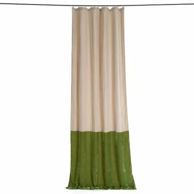 Rideaux et voilages - FORTUNA DUO  Rideau 140x300 cm FORTUNA AVOCAT - EN FIL D'INDIENNE...