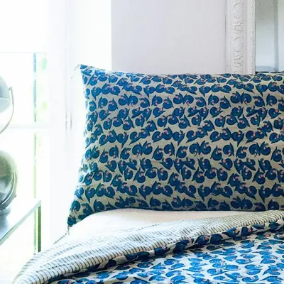 Homewear - Art Deco Pillow Case  50X75 Cm Beige - EN FIL D'INDIENNE...