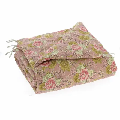 Linge de lit - BLOOM Bout de lit 90x200 cm TERRACOTTA - EN FIL D'INDIENNE...