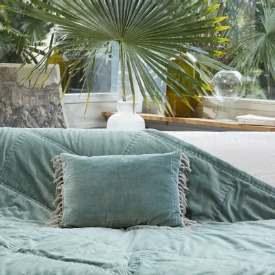 Coussins - BOHO Housse de Coussin 35x50 cm - EN FIL D'INDIENNE...