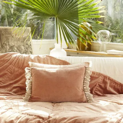 Coussins - BOHO Housse de Coussin 35x50 cm - EN FIL D'INDIENNE...