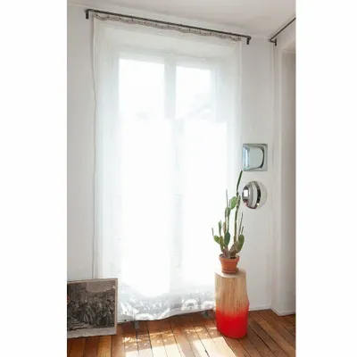 Rideaux et voilages - BRISE Voilage 140x280 cm IVOIRE - EN FIL D'INDIENNE...