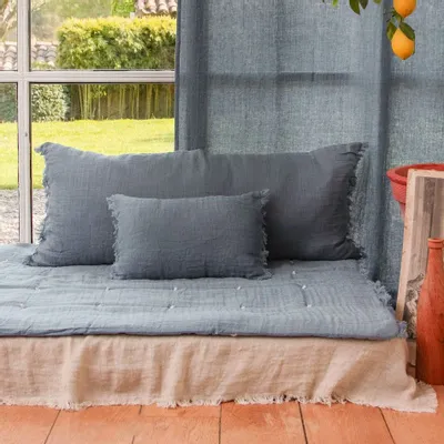 Fabric cushions - Etamine Cushion Cover 45X100 Cm - EN FIL D'INDIENNE...