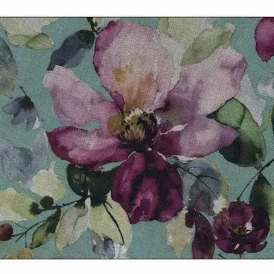 Coussins textile - FLORA coussin 50x75cm housse FLORA CELADON - EN FIL D'INDIENNE...