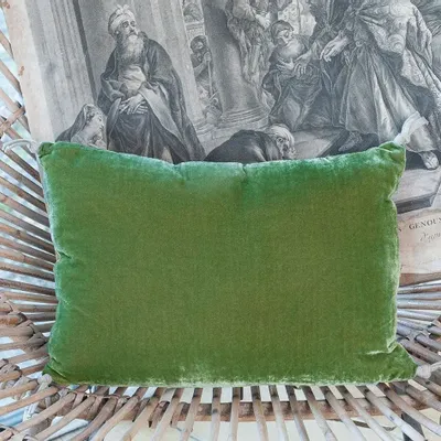 Bed linens - Fortuna Cushion Cover 25X35 Cm Fortuna Avocat - EN FIL D'INDIENNE...