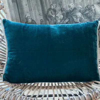 Coussins textile - FORTUNA Housse de coussin 35x50 cm - EN FIL D'INDIENNE...