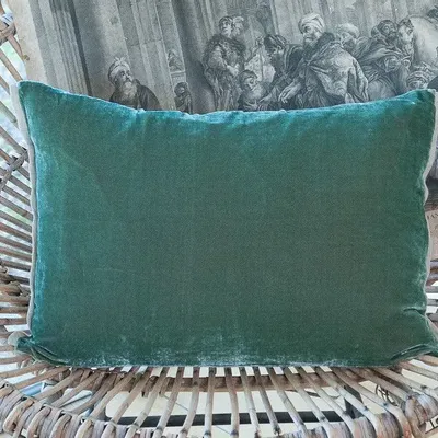 Coussins textile - FORTUNA Housse de coussin 35x50 cm - EN FIL D'INDIENNE...