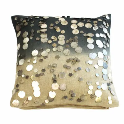 Coussins textile - GIPSY  Coussin 40x40 cm ENCRE - EN FIL D'INDIENNE...