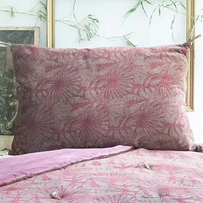 Linge de lit - GOA Housse de Coussin 50x75 cm RUBIS - EN FIL D'INDIENNE...