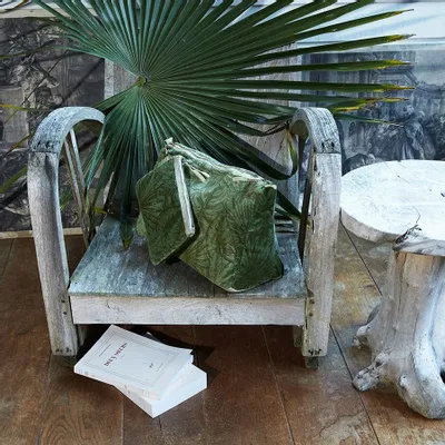 Accessoires animaux - GOA Set de 2 Trousses plates et de toilette GOA OLIVE - EN FIL D'INDIENNE...