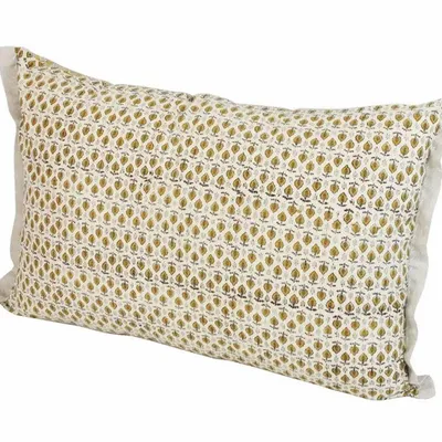 Rideaux et voilages - INDIENNE Housse de coussin 35x50 cm - EN FIL D'INDIENNE...