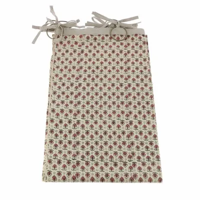 Coussins textile - INDIENNE Voilage 145x280 cm INDIENNE TERRACOTTA SEMIS - EN FIL D'INDIENNE...