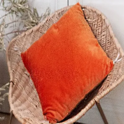 Fabric cushions - Lyric Cushion Cover 45X45 Cm Lyric Ambre - EN FIL D'INDIENNE...