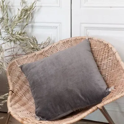 Coussins textile - LYRIC Housse de coussin 45x45 cm - EN FIL D'INDIENNE...