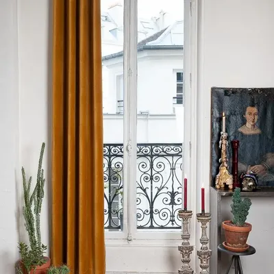 Curtains and window coverings - Lyric Curtain 135X250 Cm Lyric Tabac - EN FIL D'INDIENNE...