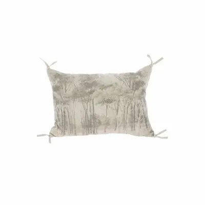 Linge de lit - MANOSQUE Housse de coussin 25x35 cm imprimé monochrome Ananbô BEIGE - EN FIL D'INDIENNE...