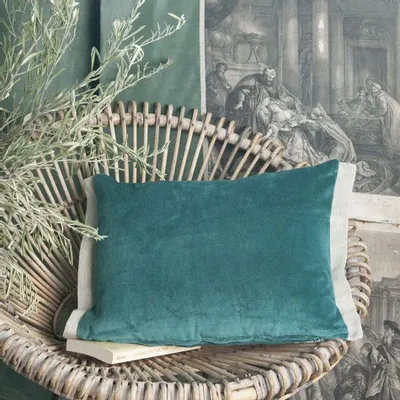 Coussins textile - MEDICIS coussin 35x50cm housse MEDICIS CANARD - EN FIL D'INDIENNE...