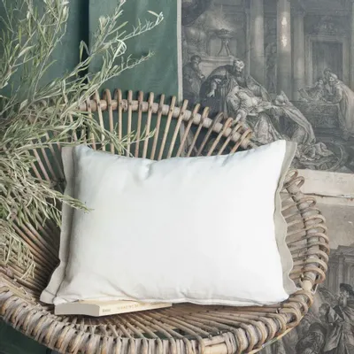 Coussins textile - MEDICIS coussin 35x50cm housse MEDICIS ECRU - EN FIL D'INDIENNE...