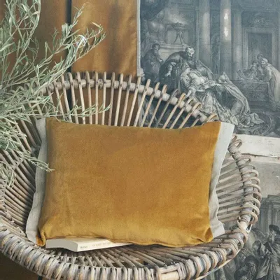 Coussins textile - MEDICIS coussin 35x50cm housse MEDICIS TABAC - EN FIL D'INDIENNE...