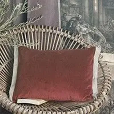 Coussins textile - MEDICIS coussin 35x50cm housse MEDICIS TERRACOTTA - EN FIL D'INDIENNE...