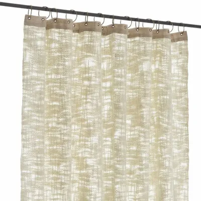 Rideaux et voilages - NUAGE  Rideau 135x280 cm BEIGE - EN FIL D'INDIENNE...