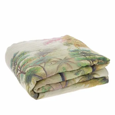 Bed linens - Orenoque Ananbo Printed Linen Bed End 90X20 Cm Orenoque Lin - EN FIL D'INDIENNE...