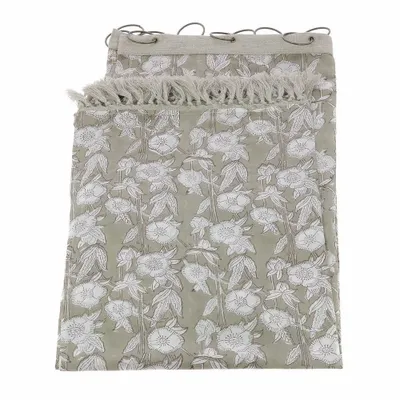 Rideaux et voilages - PENSEE Voilage 140x280 cm PENSEE VOILAGE GRIS - EN FIL D'INDIENNE...