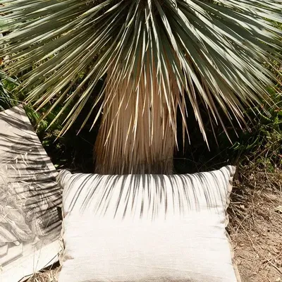 Coussins textile - VARANASI Housse de coussin 40X55 cm - EN FIL D'INDIENNE...