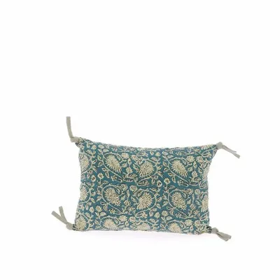Coussins textile - INDIENNE Housse de coussin 25X35 cm INDIENNE CANARD - EN FIL D'INDIENNE...