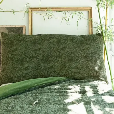 Sacs et cabas - GOA Housse de Coussin 50x100 cm OLIVE - EN FIL D'INDIENNE...