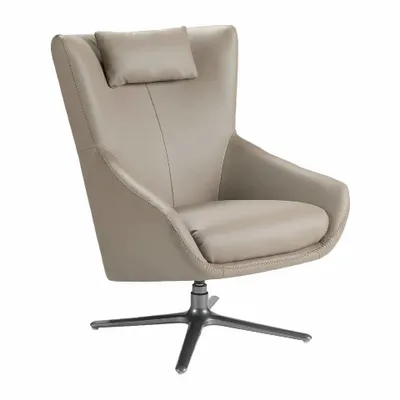 Fauteuils - Fauteuil pivotant en simili-cuir - ANGEL CERDÁ
