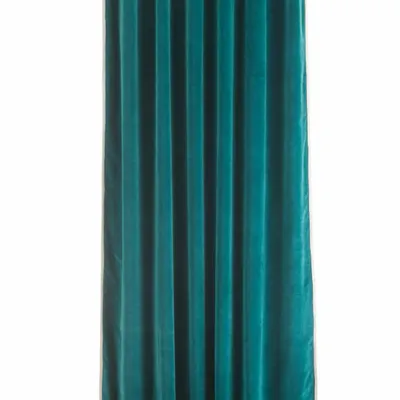 Curtains and window coverings - MEDICIS CANARD cotton velvet blackout curtain 130x280cm - EN FIL D'INDIENNE...