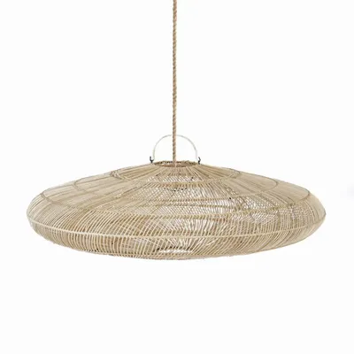 Hanging lights - The Macaron Pendant - Natural - L - BAZAR BIZAR LIVING