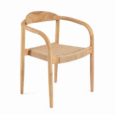 Chairs - The Amaya Dining Chair - Natural - Outdoor - BAZAR BIZAR LIVING