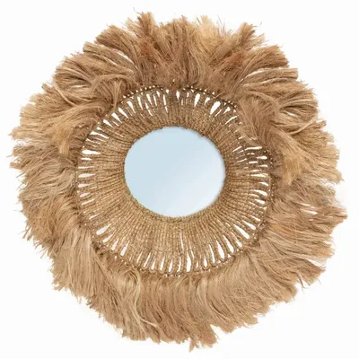 Miroirs - Le Miroir Abaca Solomon - Naturel - BAZAR BIZAR LIVING