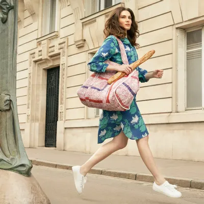 Sacs et cabas - SAC MARKET KANTHA VINTAGE - CURIOSITY LAB