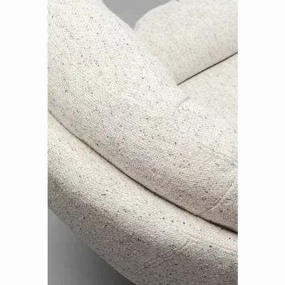 Fauteuils - Fauteuil pivotant + repose-pieds Stanford - KARE DESIGN