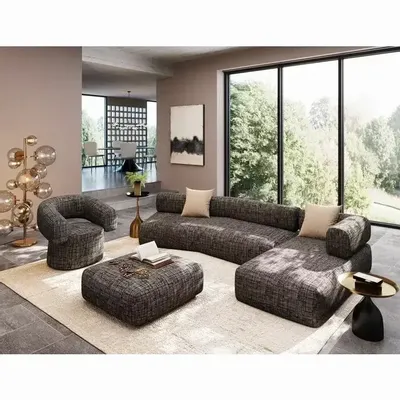 Armchairs - Swivel Armchair Maye Bow - KARE DESIGN