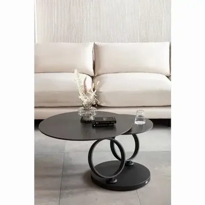 Coffee tables - Coffee Table Beverly Black 133x80cm - KARE DESIGN