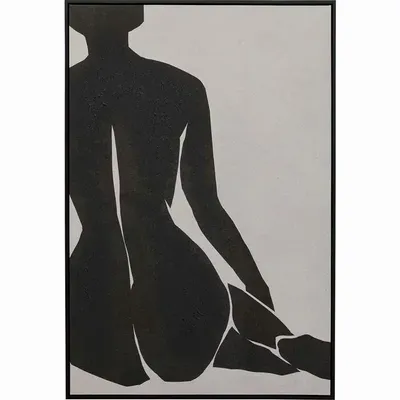 Paintings - Canvas Picture Nude Lady 70x110cm - KARE DESIGN