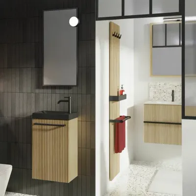 Washbasins - WOODY hand basin - DECOTEC