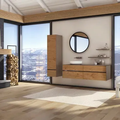 Chests of drawers - KARMA bathroom cabinet - DECOTEC