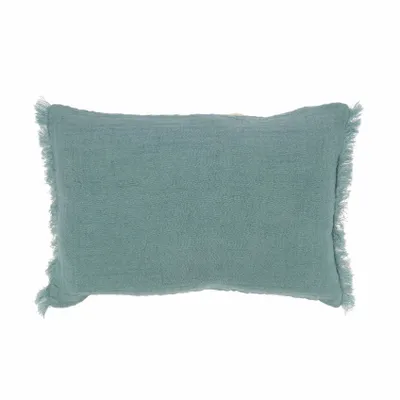 Coussins textile - ETAMINE Coussin 30x45 cm ETAMINE 2 PAON - EN FIL D'INDIENNE...