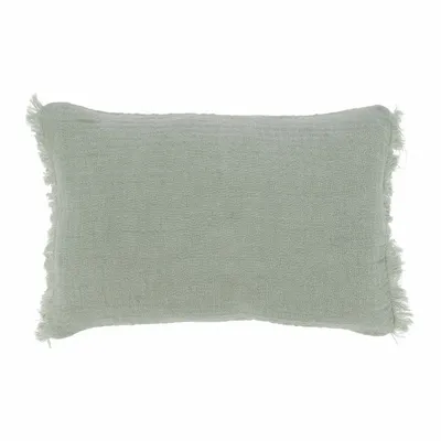 Fabric cushions - Etamine Cushion 30X45 Cm Etamine 2 Lichen - EN FIL D'INDIENNE...