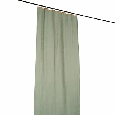 Curtains and window coverings - Etamine Voil 140X300 Cm Etamine Lichen - EN FIL D'INDIENNE...