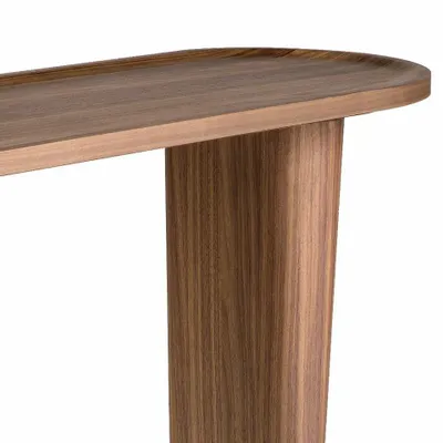 Chests of drawers - Console oval walnut half point - ANGEL CERDÁ