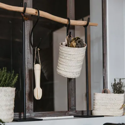 Decorative objects - Wood and steel clothing racks – Minimalist and artisanal style - COSYDAR-DECO